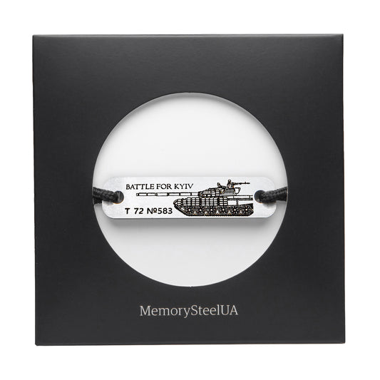 Tractor Edition: War Steel Bracelet from Ukraine | MemorySteel USA