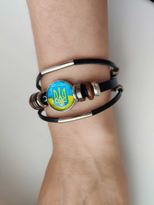 Ukrainian Pride: Symbolic Bracelet for Everyday Wear