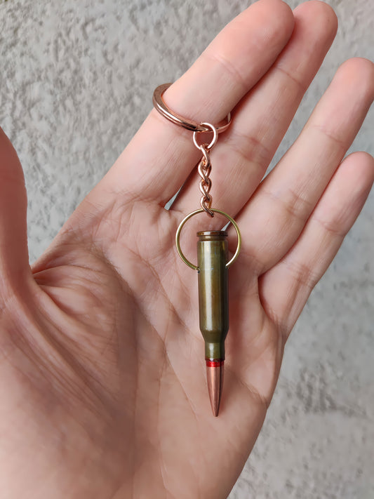 Bullet Keychain | Handmade from Real Cartridge | Symbolic Gift from Ukraine