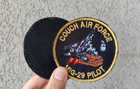MiG-29 Velcro Tactical Patch | Couch Air Force Edition