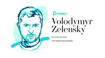 Zelensky won in the 'Dreamers' category according to Politico.