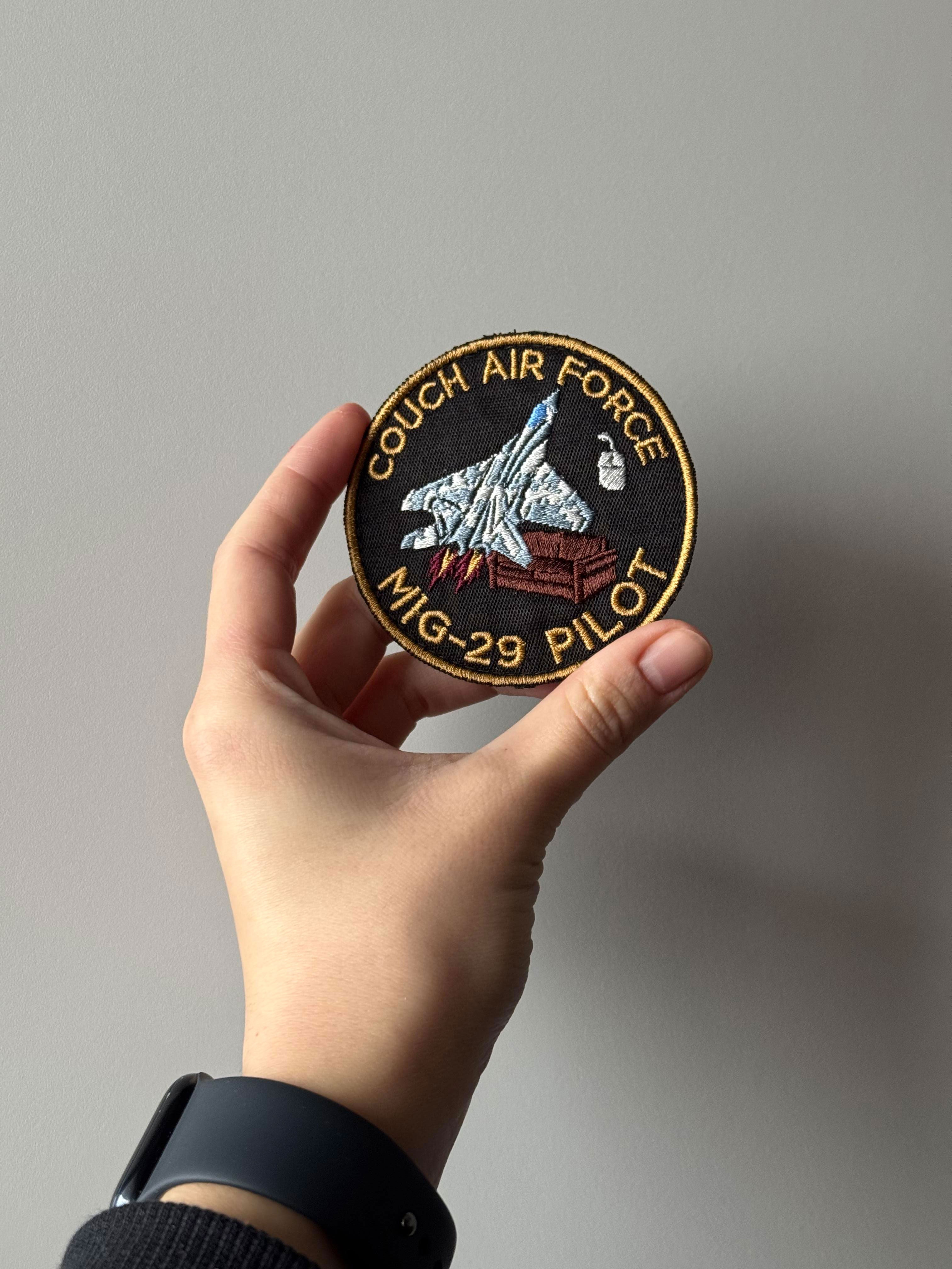 MiG-29 Velcro Patch | Couch Air Force Edition