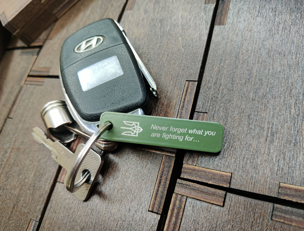 Tank Fragment Keychain | Real Steel from Ukraine